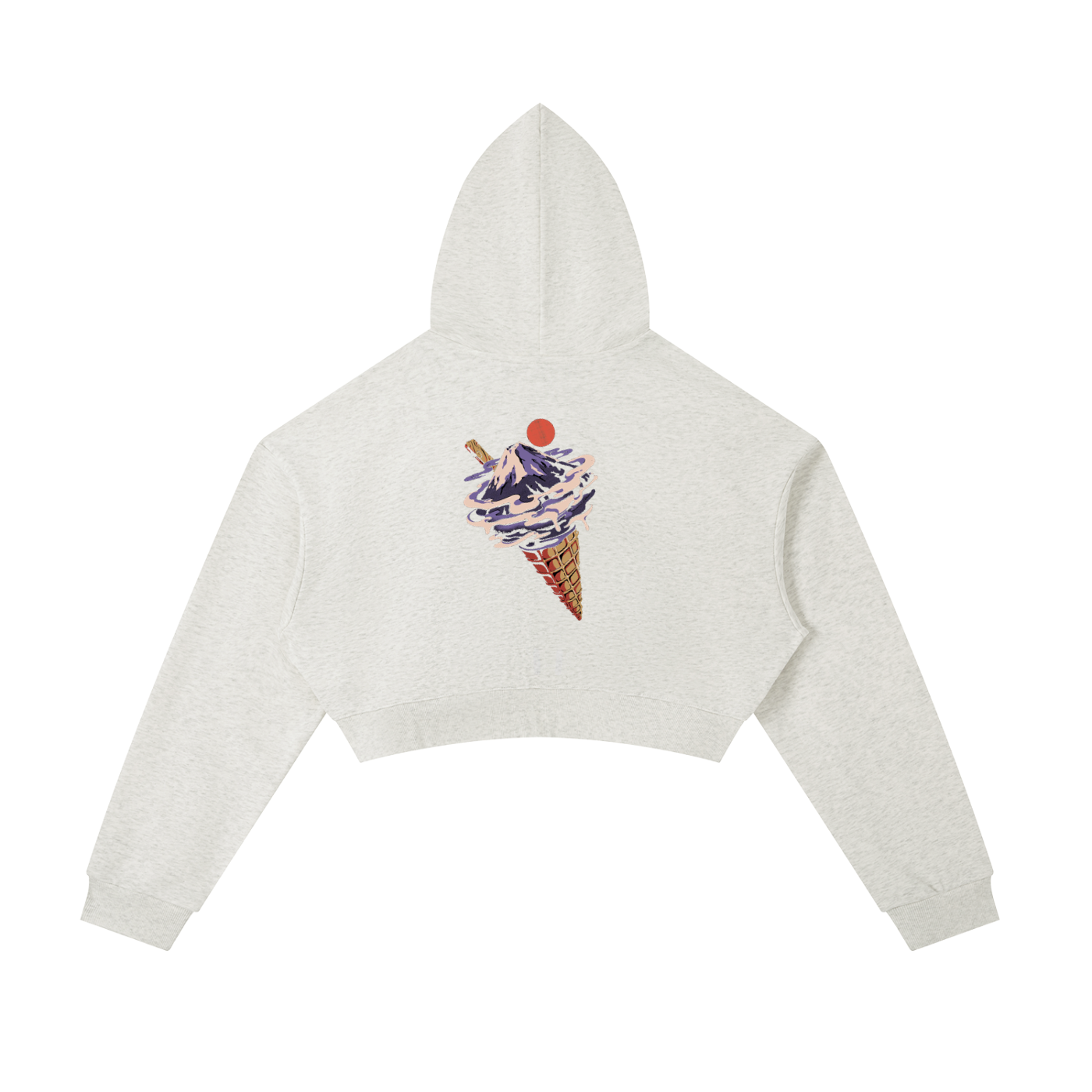 Women Rep x Rep Essential Cropped Zip-Up Hoodie