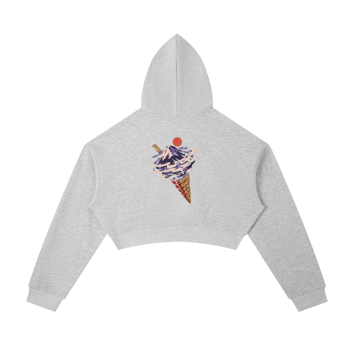 Women Rep x Rep Essential Cropped Zip-Up Hoodie