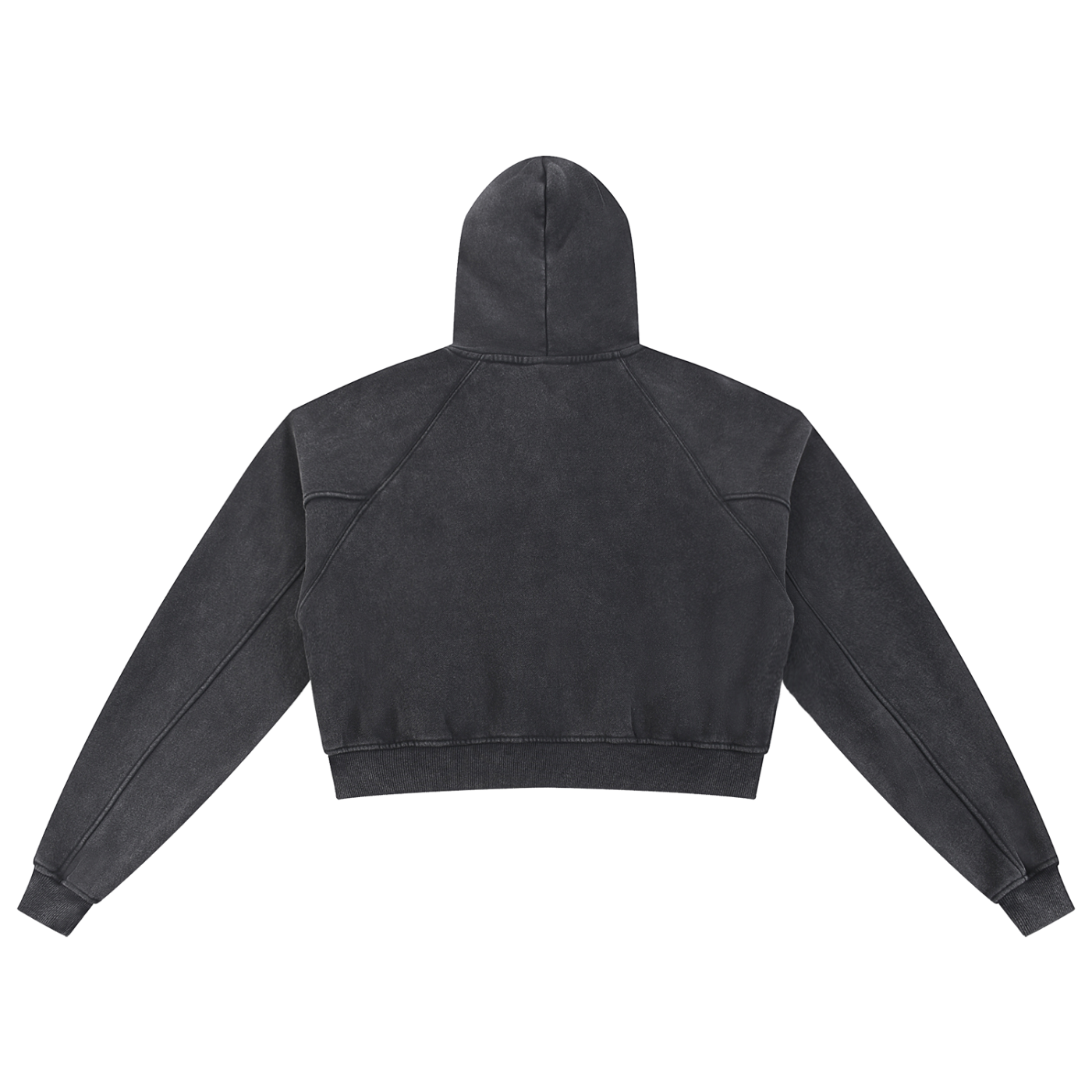 Women Rep x Rep Snow Washed Cropped Hoodie