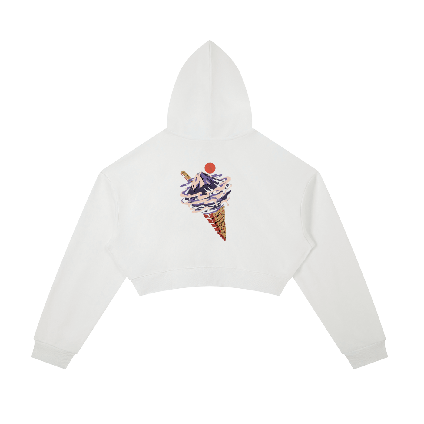 Women Rep x Rep Essential Cropped Zip-Up Hoodie