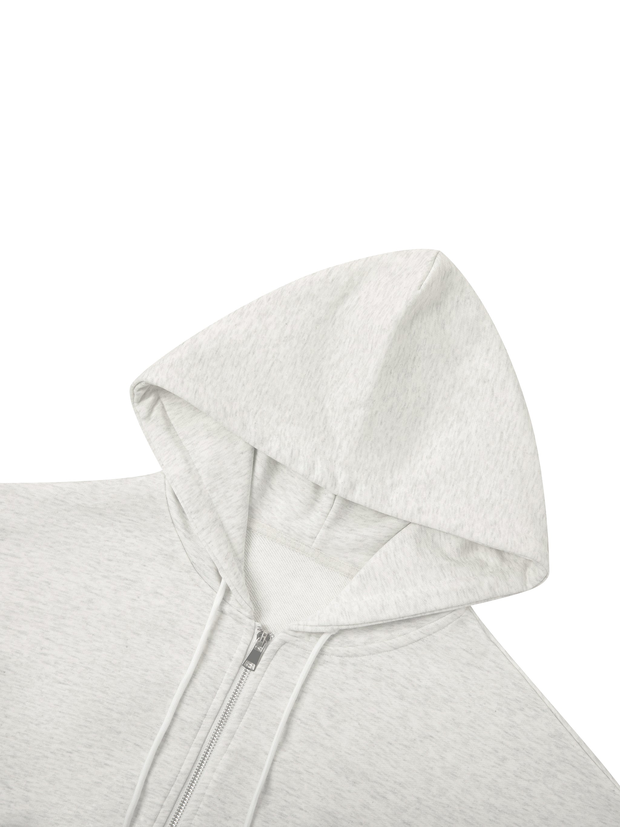 Women Rep x Rep Essential Cropped Zip-Up Hoodie
